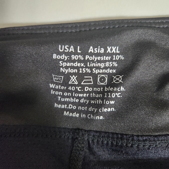 Womens Black Back Pleat Tennis Skort w/Pockets-Size L - Picture 8 of 9